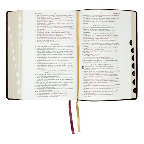 Legacy Standard Bible, Large Print Wide Margin, Paste-Down Black Faux Leather