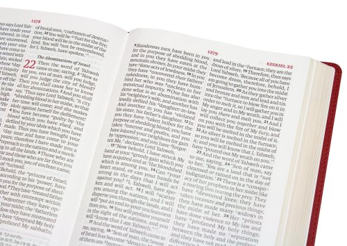 LSB Giant Print Reference Bible, Burgundy