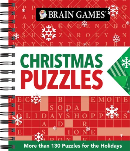 Brain Games - Christmas Puzzles: 120 Mixed Puzzles for the Holidays