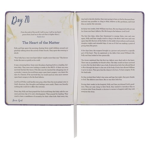 Gift Book Find Peace for Moms Faux Leather