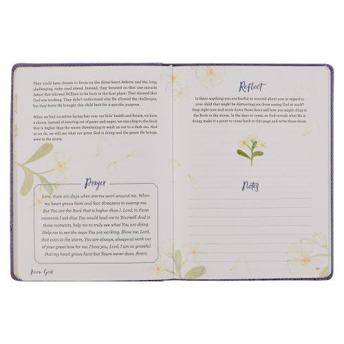 Gift Book Find Peace for Moms Faux Leather