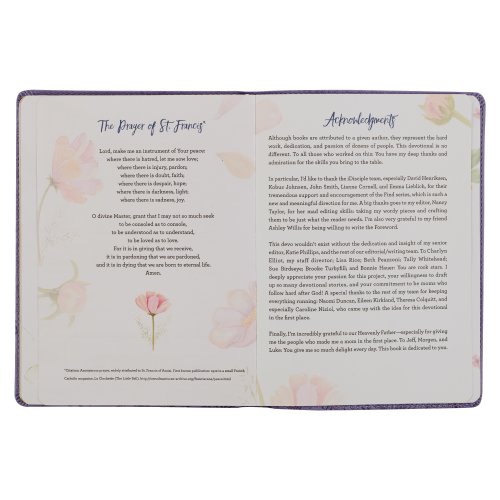 Gift Book Find Peace for Moms Faux Leather