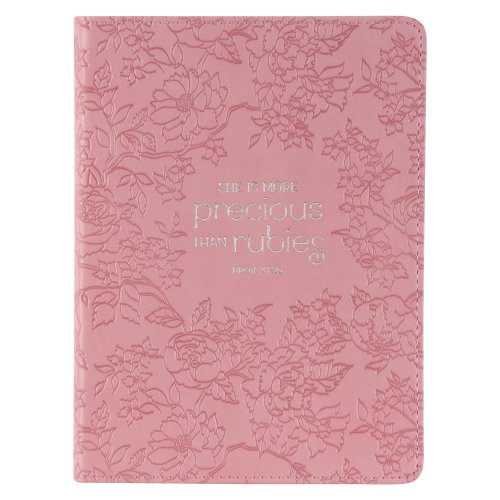 Journal Handy Pink More Precious Than Rubies Prov. 3:15