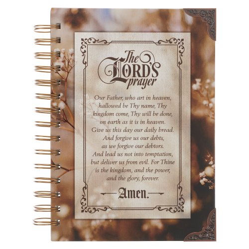 Journal Wirebound Field/Wood The Lord's Prayer