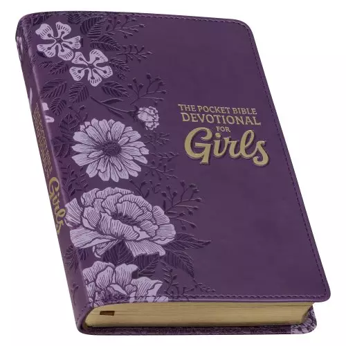 Pocket Bible Devotional for Girls Faux Leather