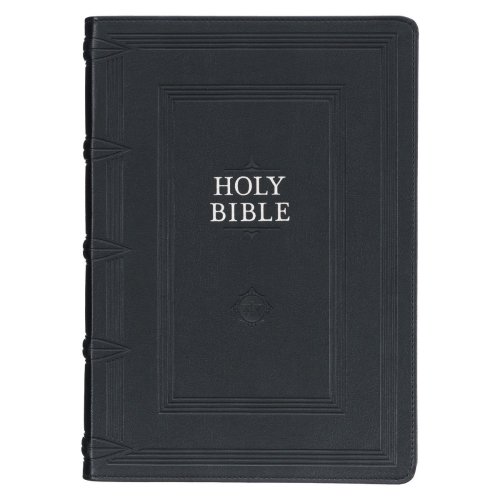 KJV Study Bible Faux Leather, Black