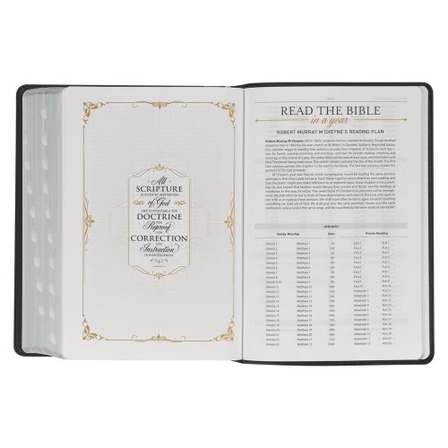 KJV Study Bible Faux Leather, Black