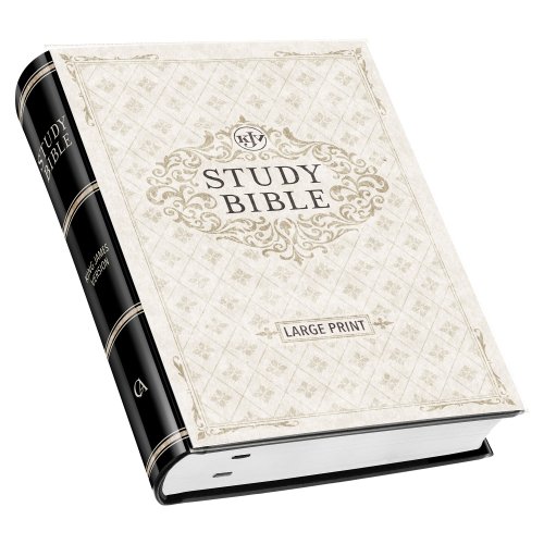 Black Hardcover Large Print King James Version Study Bible