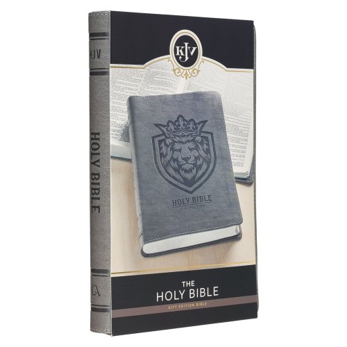 Charcoal Faux Leather Gift Edition King James Version Bible