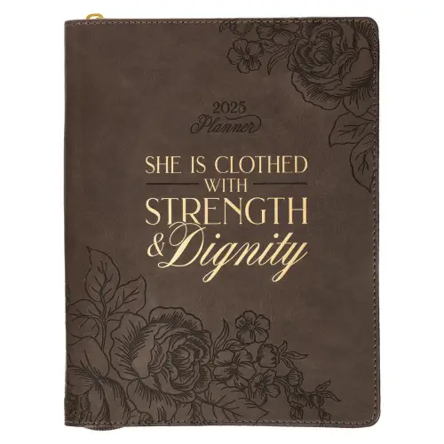 2025 18-Month Planner-Strength & Dignity-Prov. 31:25