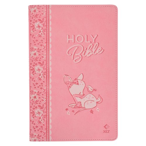 Bible NLT Infant Faux leather, Pink