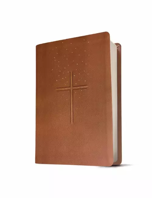 The Message Bible Devotional Bible, Brown, Imitation Leather, Large Print, Scriptural Insights, Contemplative Readings, Book Introductions, Reflection Questions, Articles