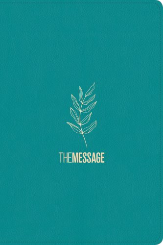 The Message Deluxe Gift Bible (Leather-Look, Hosanna Teal)