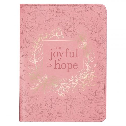 Journal Classic LuxLeather-Joyful in Hope Romans 12:2