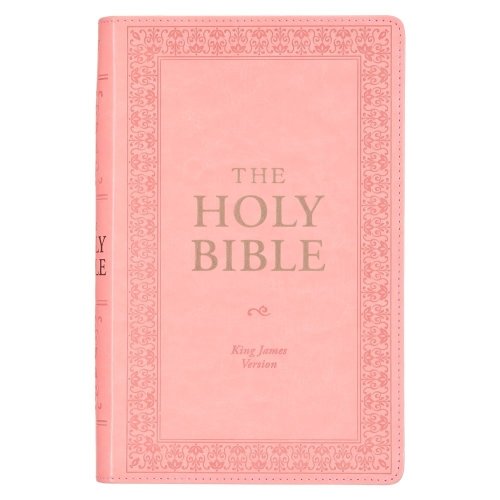 KJV Bible Giant Print Standard-size Faux Leather, Pink