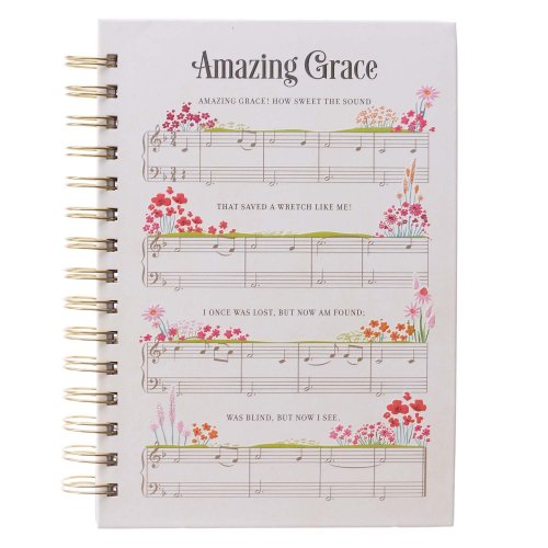 Journal-Wirebound-Amazing Grace-Music-Large