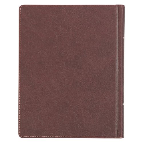 KJV Note-taking Bible Faux Leather HC, Brown/Pink