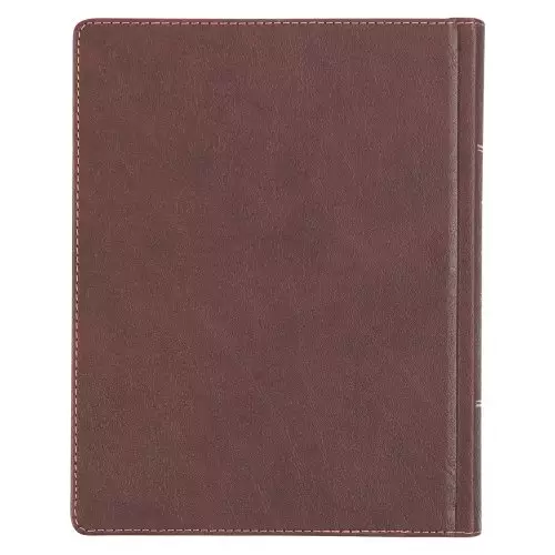 KJV Note-taking Bible Faux Leather HC, Brown/Pink