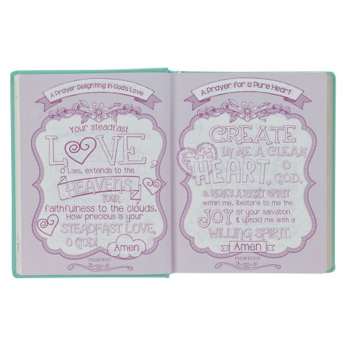 ESV My Creative Bible for Girls Faux Leather HC, Teal