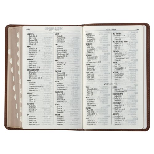 KJV Bible Giant Print Standard-size Faux Leather, Saddle Tan/Butterscotch