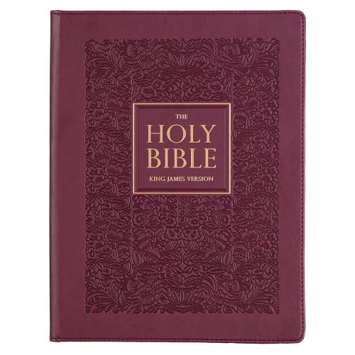 KJV Note-taking Bible LP Faux Leather HC, Plum