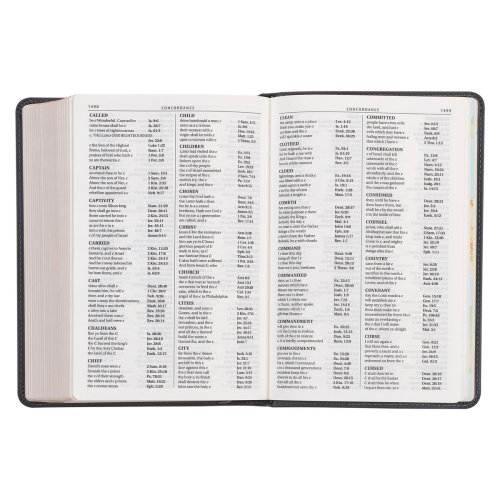 KJV Bible Compact LP Faux Leather, Gray