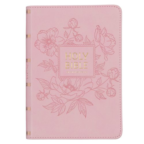 KJV Bible Compact LP Faux Leather, Pink