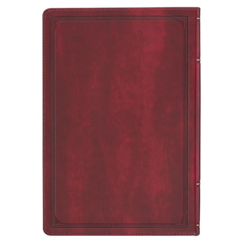 KJV Bible Thinline LP Faux Leather, Burgundy