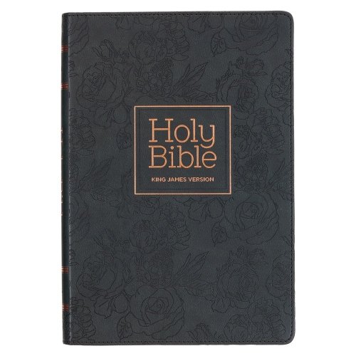 KJV Bible Thinline LP Faux Leather, Black