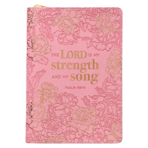 Journal w/Zip My Strength and My Song Psalm 118:14