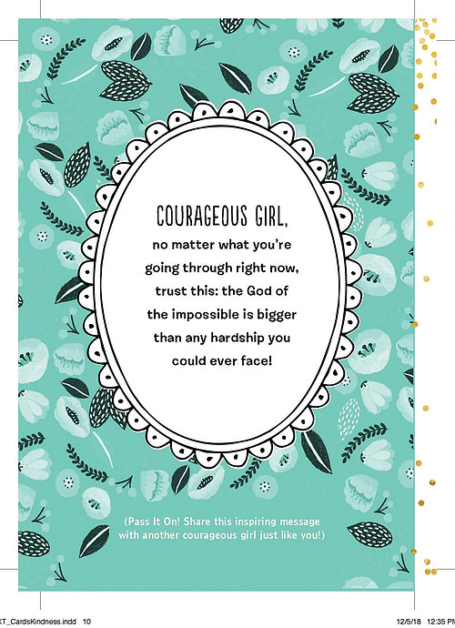 Cards of Kindness for Courageous Girls