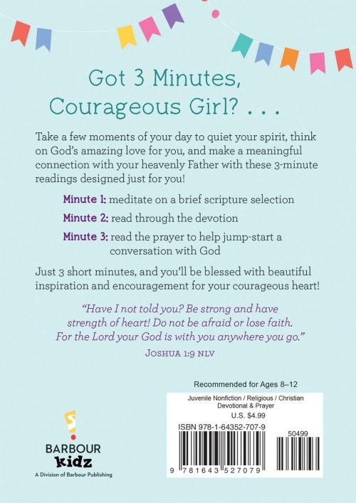 3-Minute Devotions for Courageous Girls