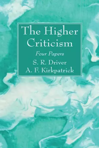 The Higher Criticism