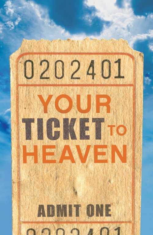 Your Ticket To Heaven Kjv Tracts - Pack Of 25