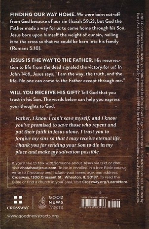 25 x Father's Love Letter Tracts