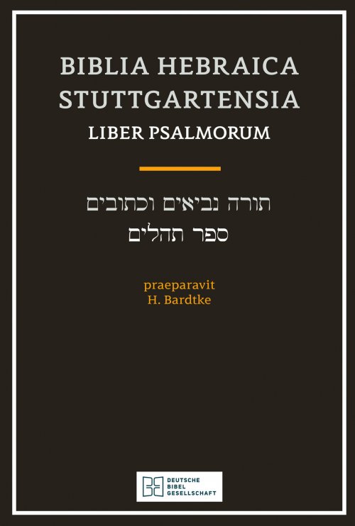 Biblica Hebraica Stuttgart Lib Psalmorum