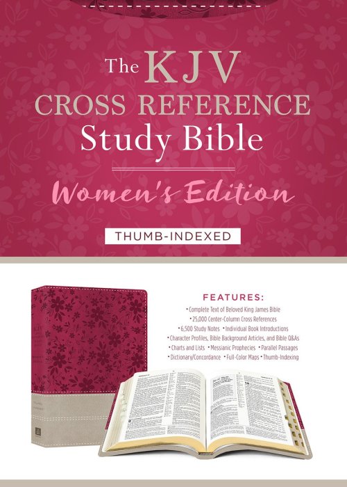 The KJV Cross Reference Study Bible Women's Edition Indexed [Floral Berry]