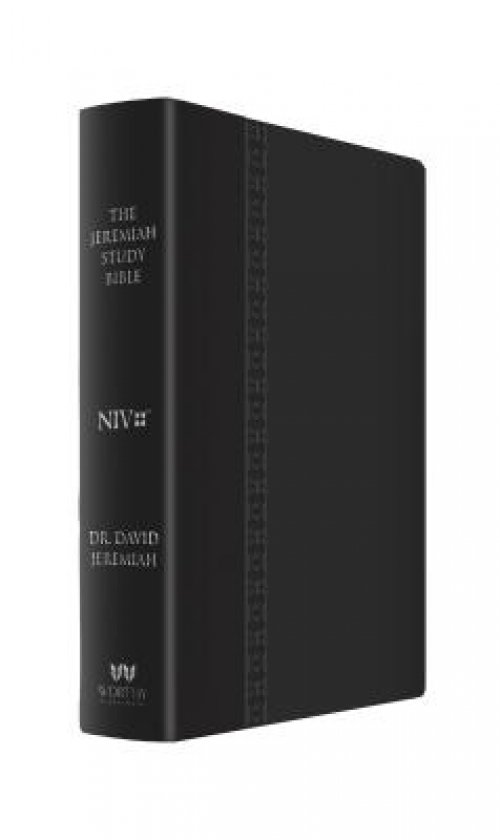 The Jeremiah Study Bible, NIV (Black W/ Burnished Edges) Large Print Edition, Leatherluxe: What It Says. What It Means. What It Means for You.