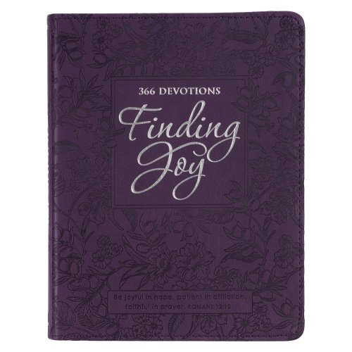 Devotional Finding Joy Faux Leather