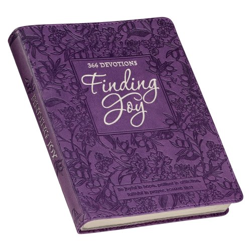 Devotional Finding Joy Faux Leather