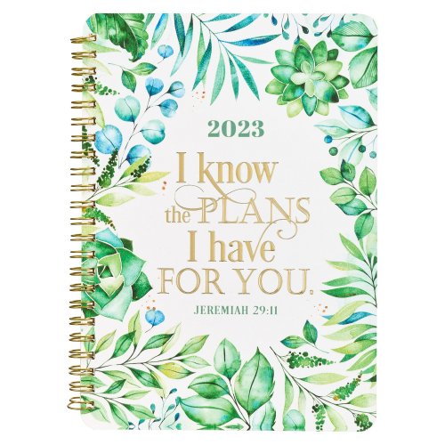 2023 Wirebound Daily Planner I Know the Plans