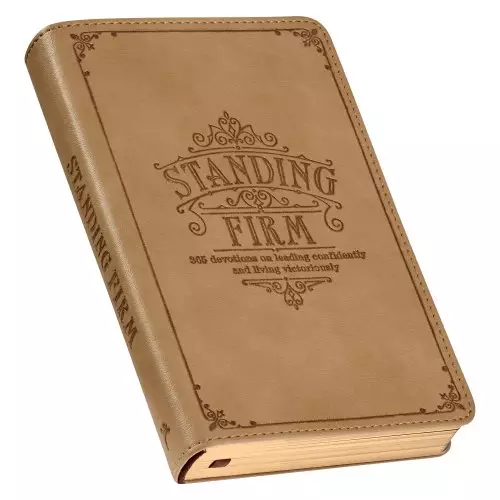 Devotional Standing Firm Faux Leather