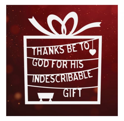 Thanks Be to God Christian Christmas Cards Pack of 6