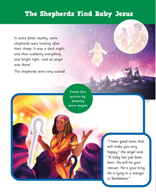 God's Big Promises Christmas Sticker and Activity Book: The First Christmas