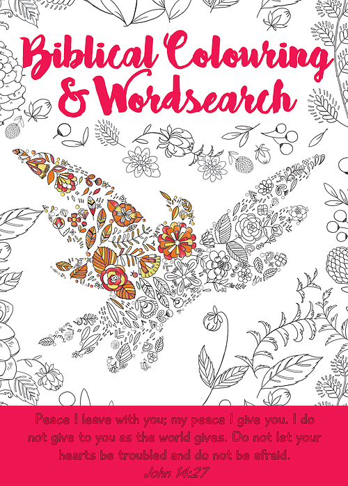 Biblical Colouring & Wordsearch Book: Bird