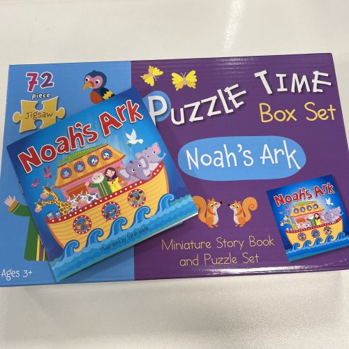 Noah's Ark Puzzle Time Box Set