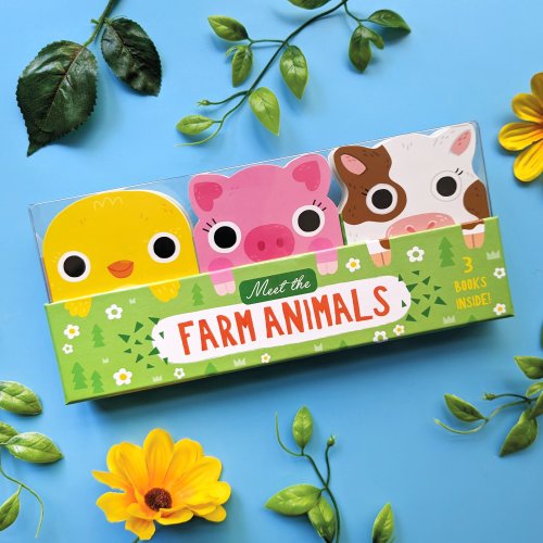 Shaped Animal Board Book Set - Meet the Farm Animals