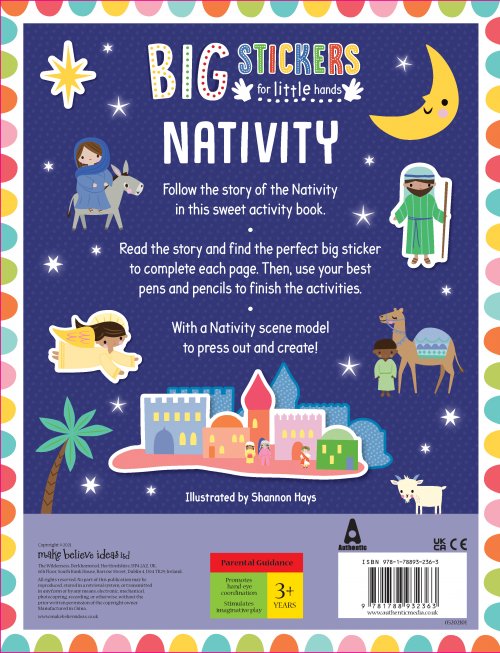 Big Stickers for Little Hands: Nativity