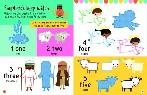 Big Stickers for Little Hands: Nativity