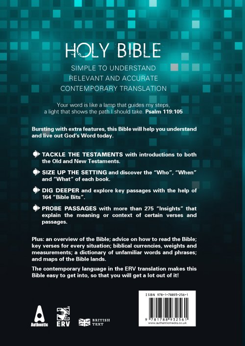 ERV Holy Bible, Teal, Anglicized